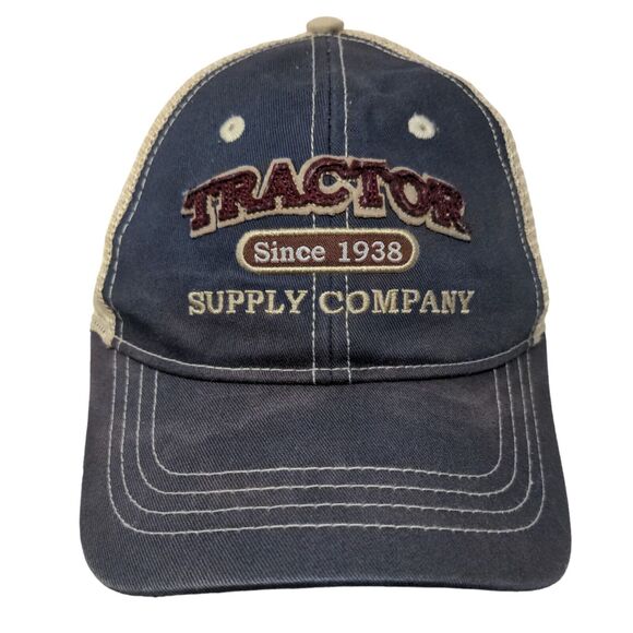 Tractor Supply Company Strapback Trucker Hat Multi One Size Mesh Back - Picture 1 of 6